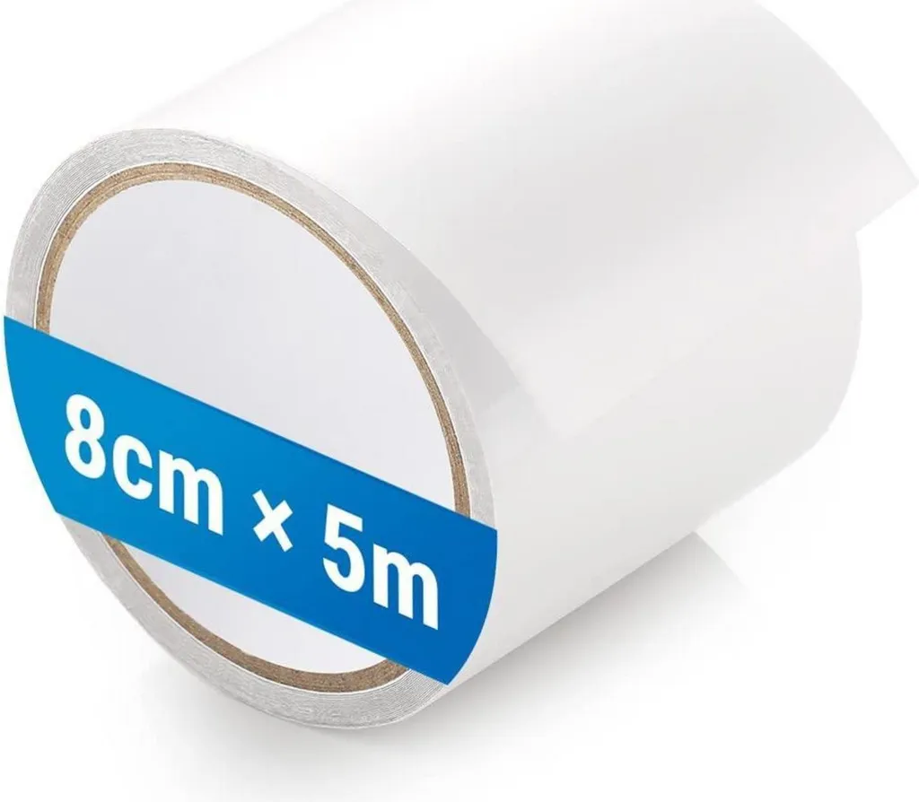 Patch de réparation pour tente de camping et auvent transparent 5M x 8CM