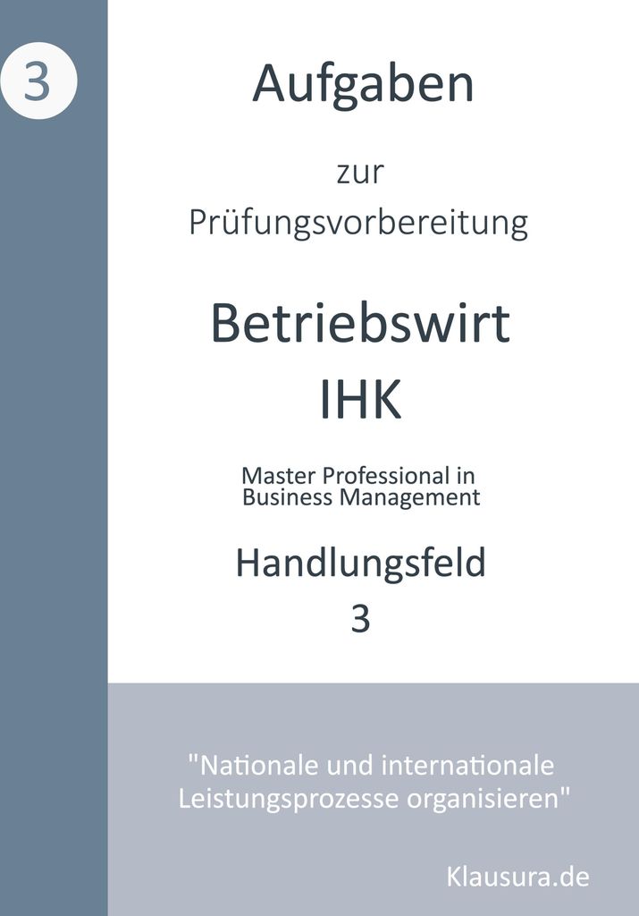 Aufgaben zur Prüfungsvorbereitung e Betriebswirte IHK