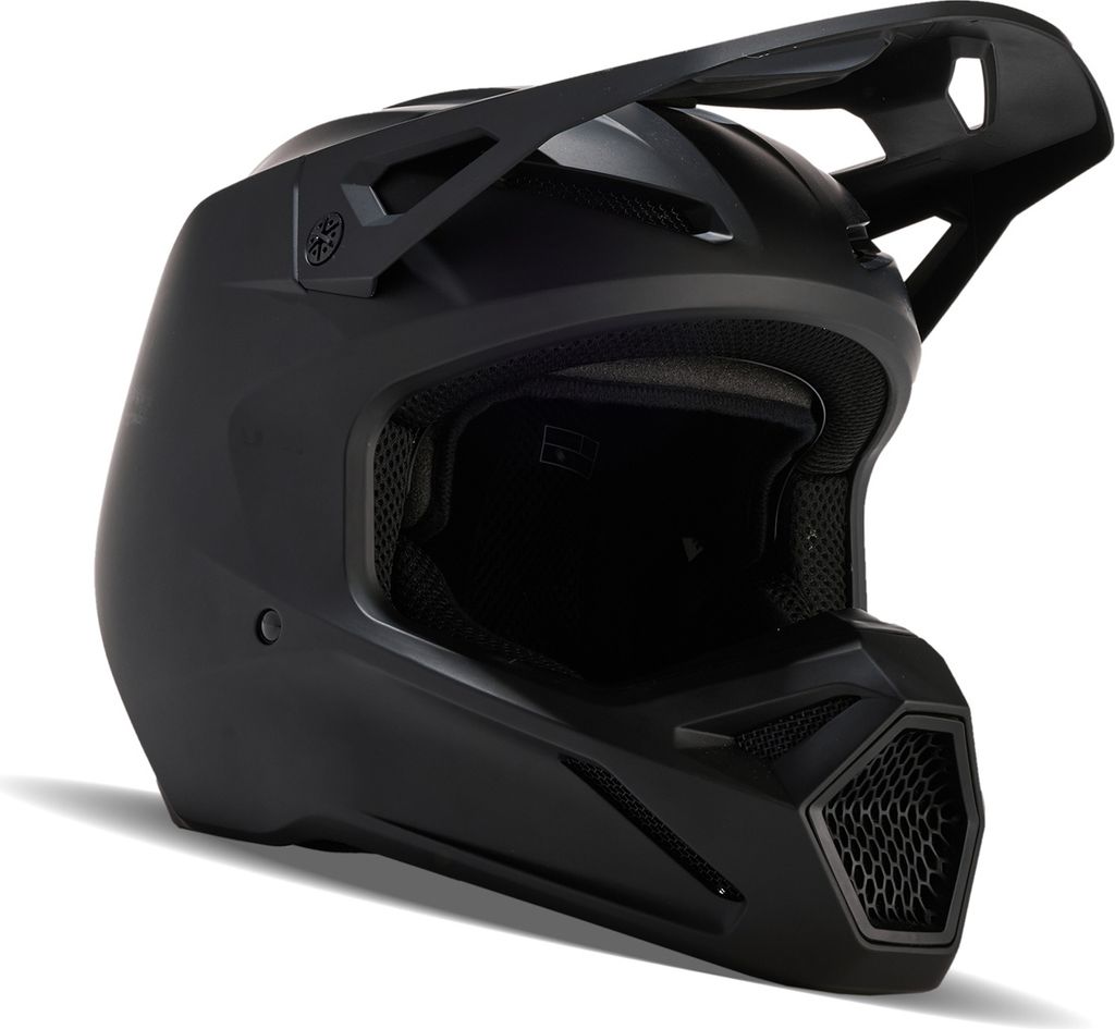 FOX V1 Solid Motocross Helm, schwarz matt, L (59/60) Produktbild 