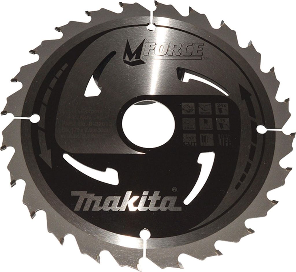 Makita Kreissägeblatt M-FORCE 170/30 mm, 24 Zähne, 1,2 mm, Holz