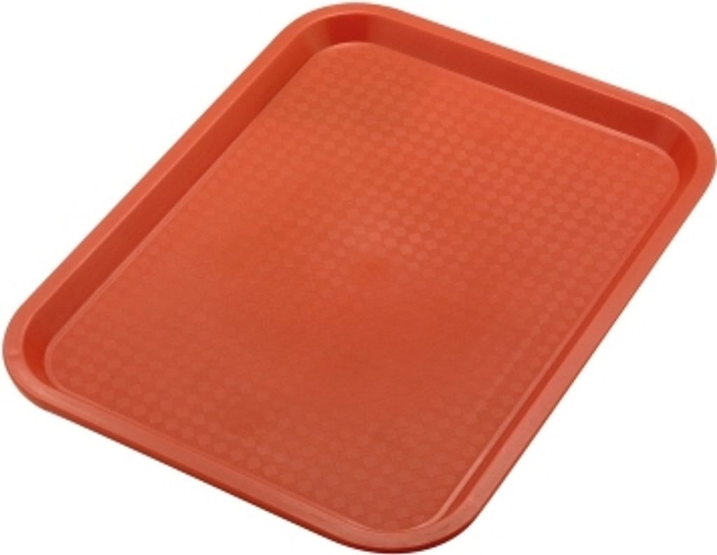 1x Tablett MODERN 45 x 35cm rot Serviertablett,