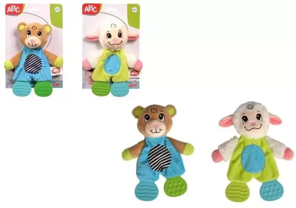 Simba 104010126 - BESTELLUNG - ABC Plüsch Zahnhilfe, 2-sort.