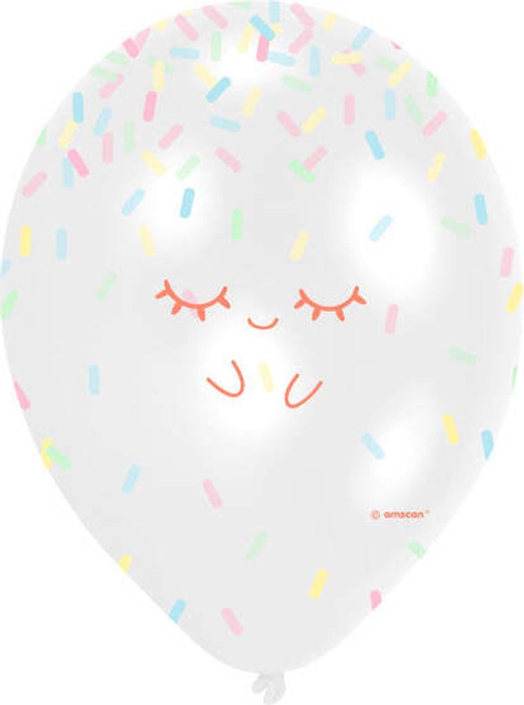 6 Süße Überraschung Ballons 28cm