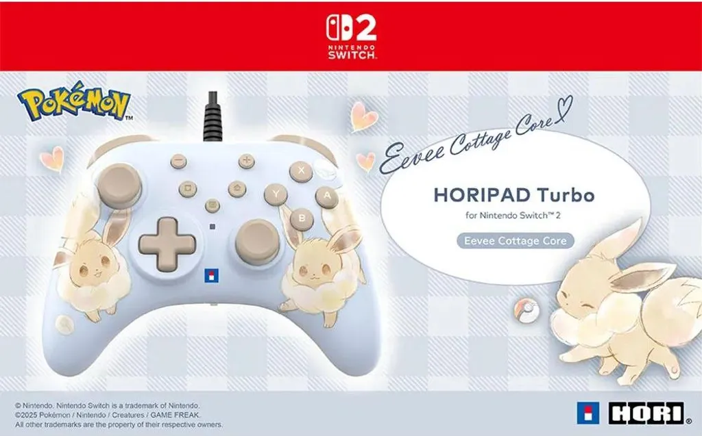 Manette Switch 2 Hori Eevee Dorée Confort de Jeu Prolongé Format One Size - 9