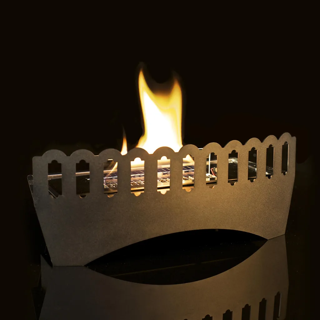 Cheminée de table rechargeable Tenderflame noire design nomade chic - 6