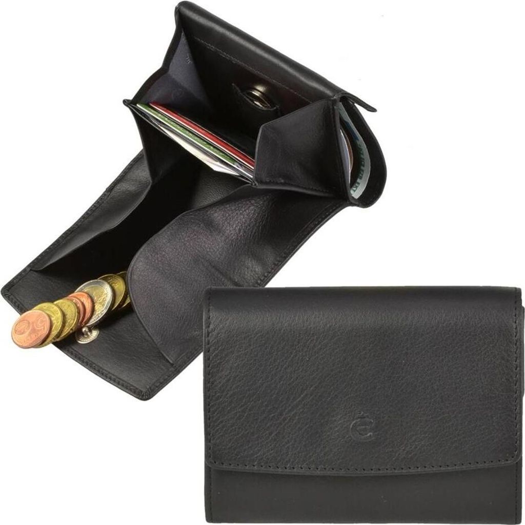 Esquire Geldbörse LOGO Herren schwarz Leder mit 2 Produktbild 