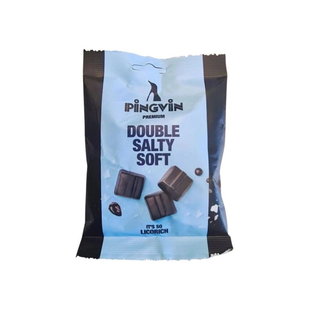 Toms Pingvin Double Salty Soft Lakritz 90g
