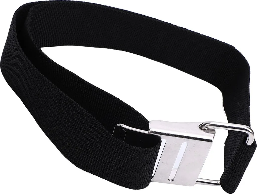 Sangle bouteille de plongée avec boucle acier inox anticorrosion - 3