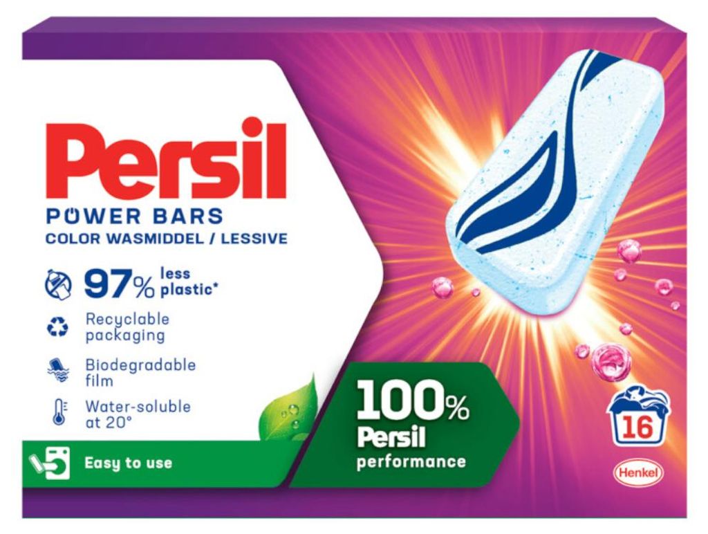 Persil Power Bars - 16sc472gr color wasmiddel Produktbild 