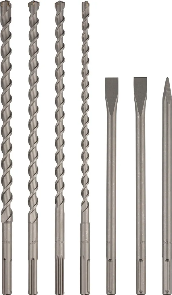 Assortiment de forets et burins SDS-max Metabo SP pour béton et pierre