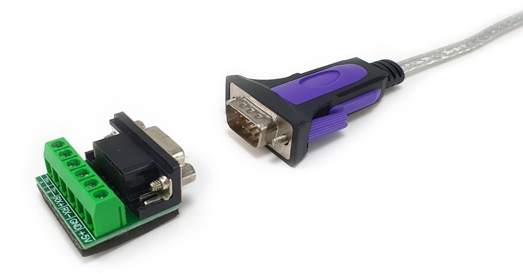 Kabel adaptera USB-A do portu szeregowego RS-422/485 DB9 Zdjęcie produktu 