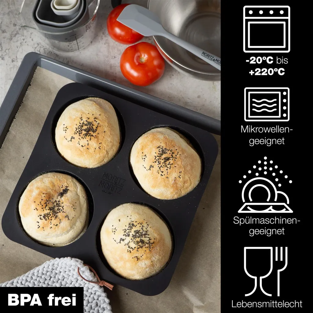 Moritz & Moritz Stampo Hamburger in Silicone | Design e Funzionalità - 3