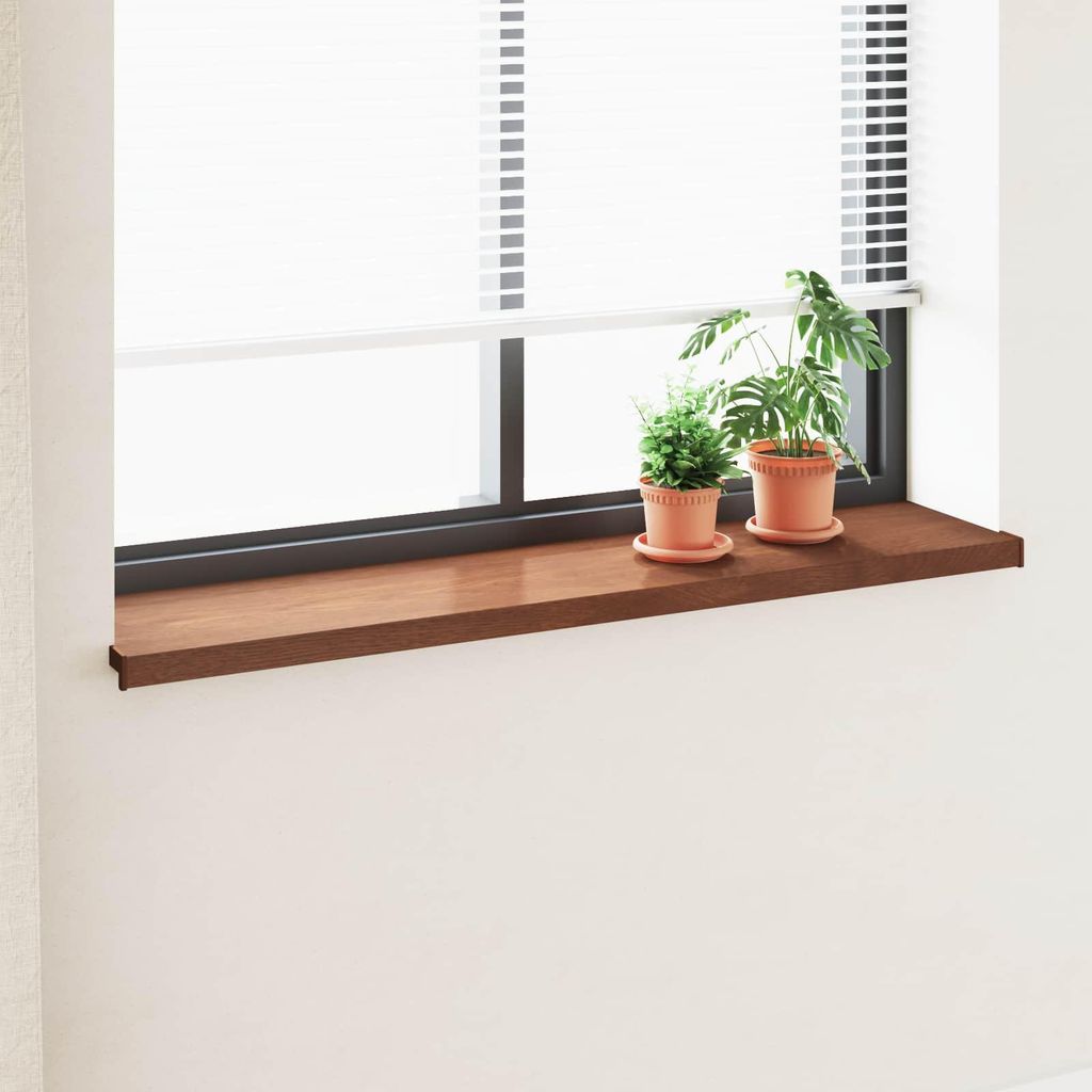 Fensterbank Braunes Holz 120 x 35 x 4,5 cm PVC