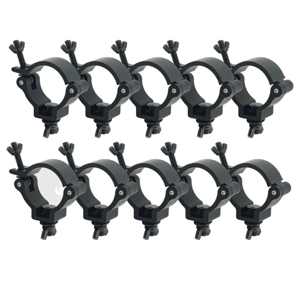 Support de lyre et projecteur de scène 100kg pour pont alu noir pro