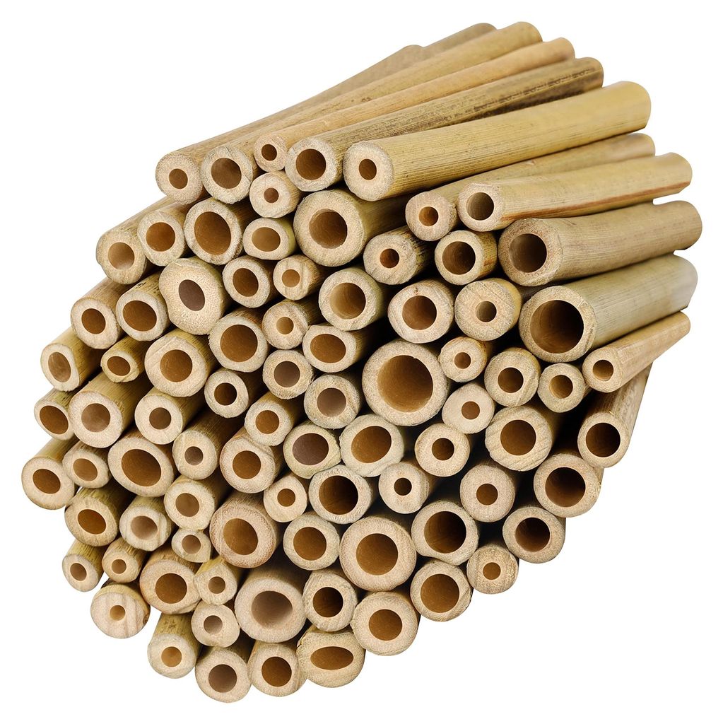 Belle Vous Natürliche Bambus Stangen (100er Pack) - L10 x Produktbild 