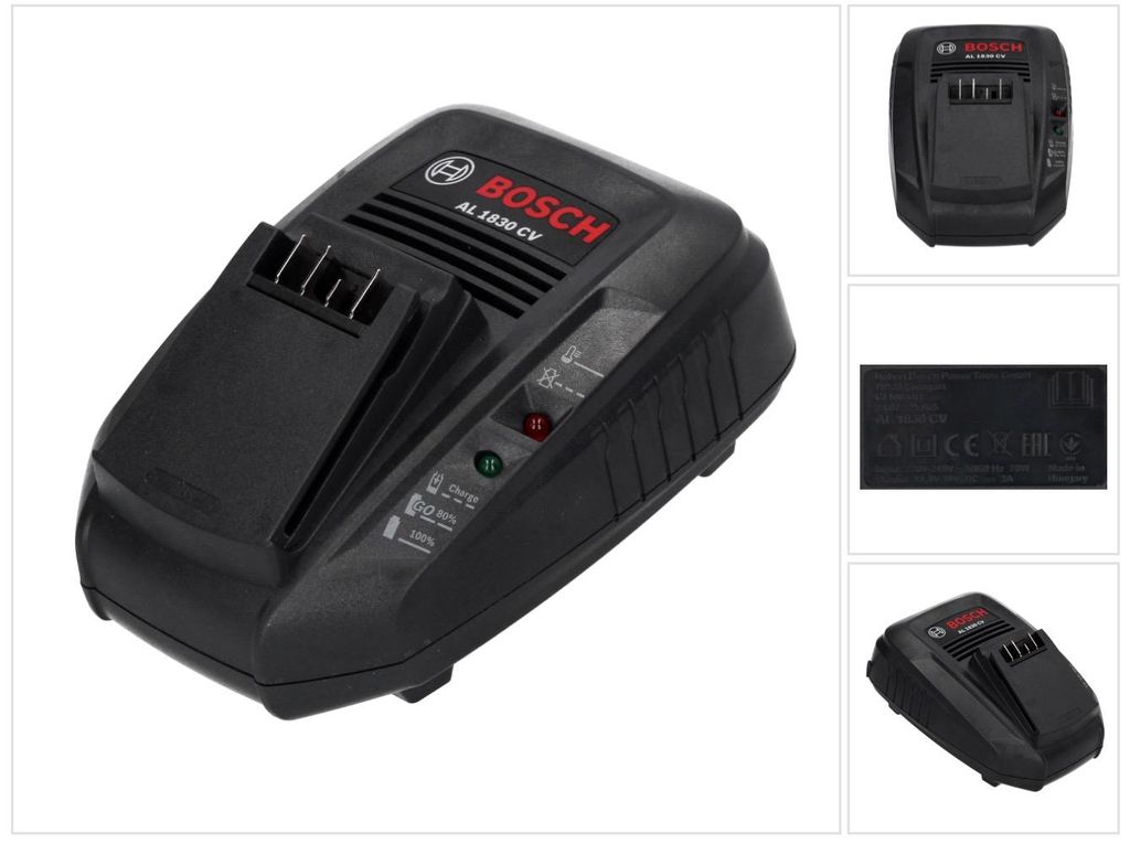 Bosch AL 1830 CV, Nabíječka baterií, Bosch, Černá, Obrázek produktu 