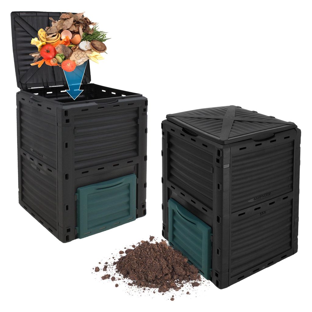 Komposter Schnellkompostierung 300 L Gartenkomposter Garten Thermokomposter 