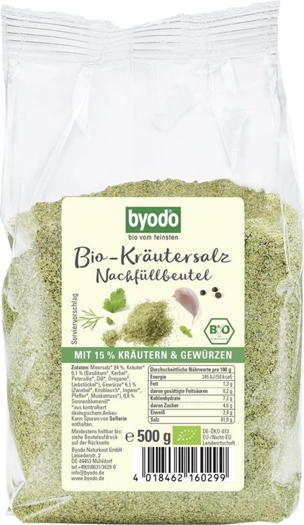 Sel aux herbes - Sachet de recharge 500g Image du produit 