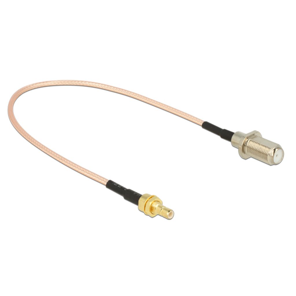 DeLOCK 0.25m RG-316, 0,25 m, RG-316, F, SMB