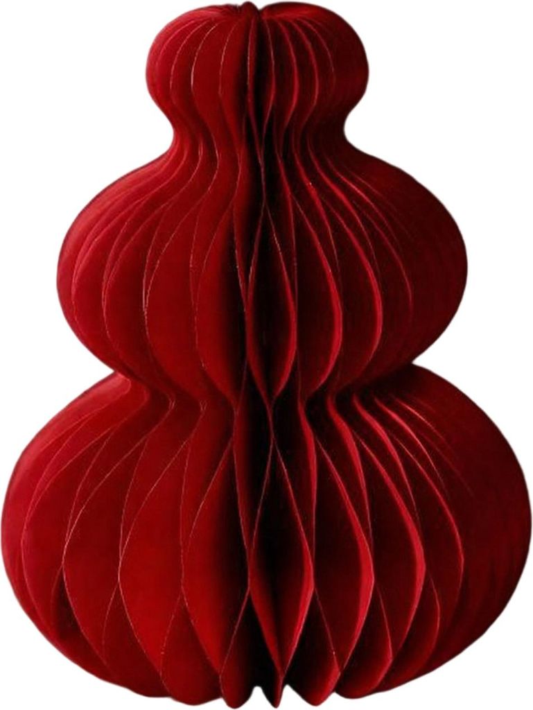 Weihnachtsbaum-Hängeornament-Set, einfache Montage, festliche Hängedekoration, 3D-Wabenpapierdekoration