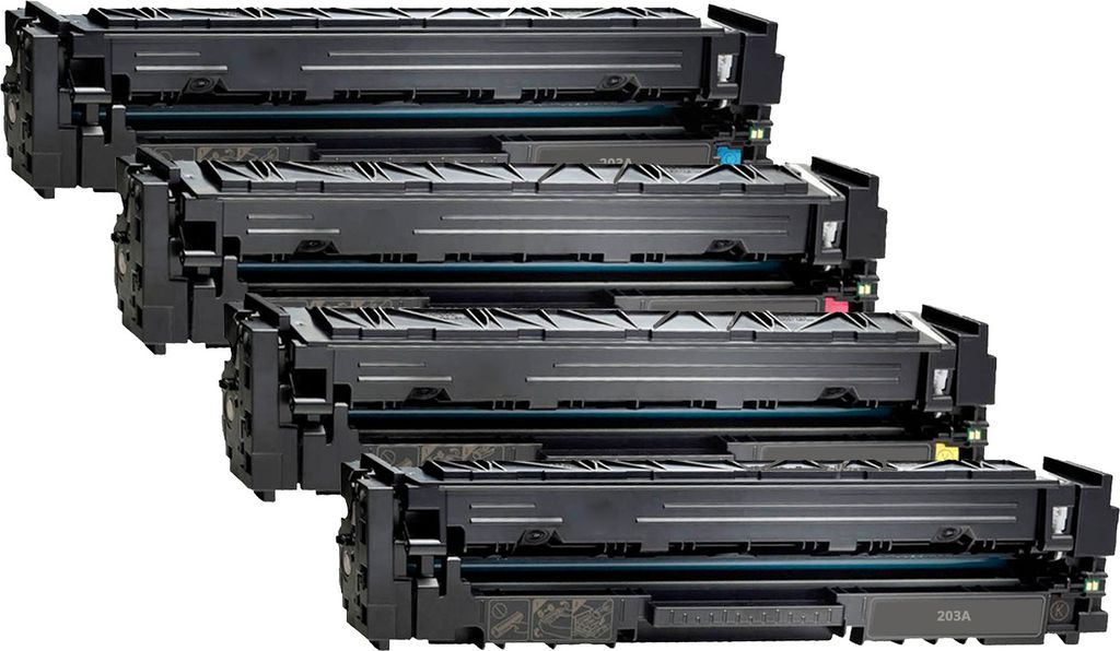 HP 203A Multipack Toner Erneuert – Ca. 90 Prozent Originalteile | wiederverwendet