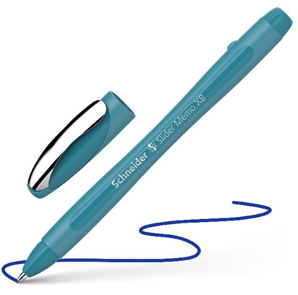 Schneider Kugelschreiber Slider Memo XB teal Produktbild 