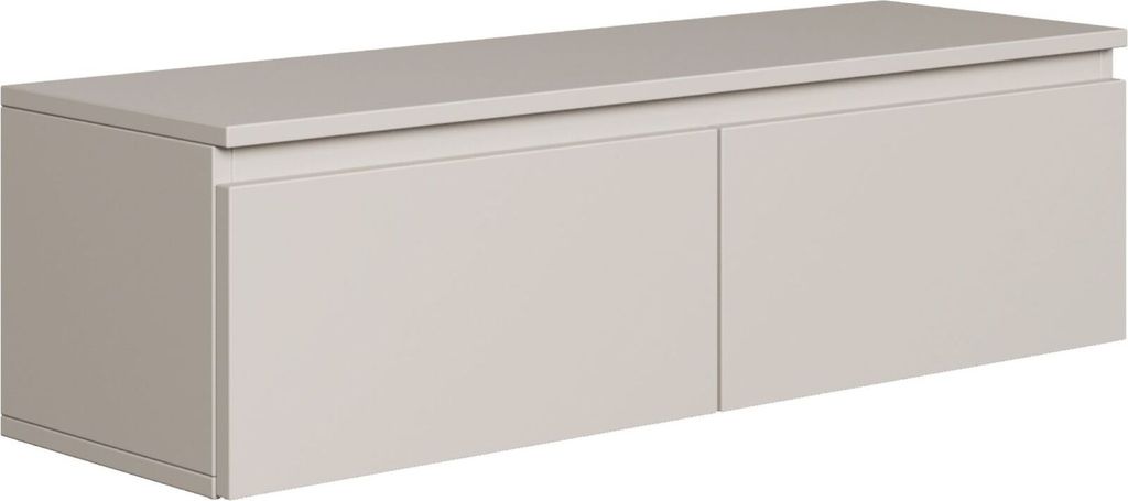 Selsey Bemmi - TV-Hängeboard, Greige, 100 cm