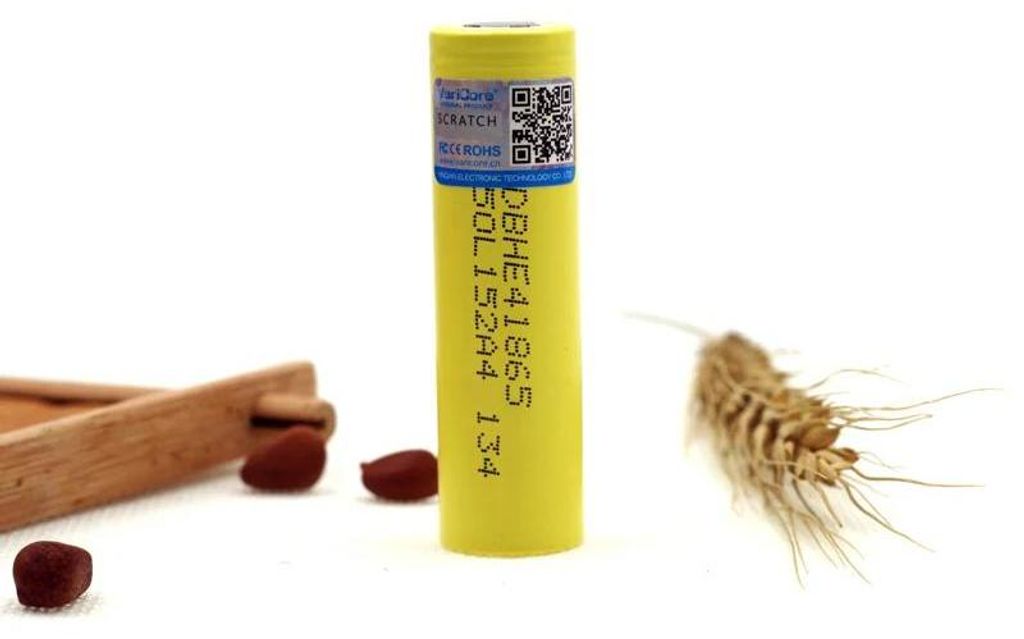 HE4 18650 Akku - Li-Ion 3,7V wiederaufladbar - 2500mAh Hochstrom - Für Elektrowerkzeuge - 6er Pack Batterien