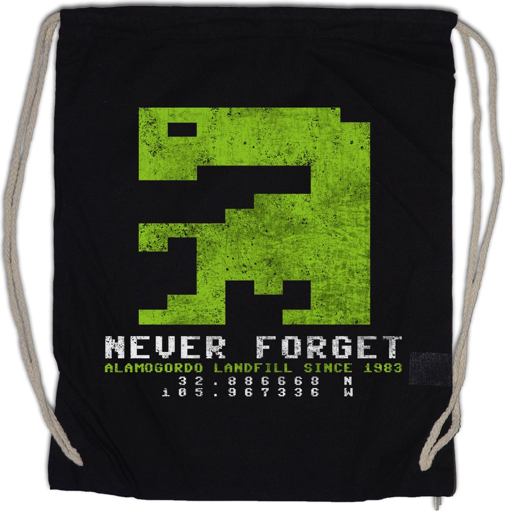 Urban Backwoods Never Forget Sprite, Turnbeutel, Farbe: Schwarz