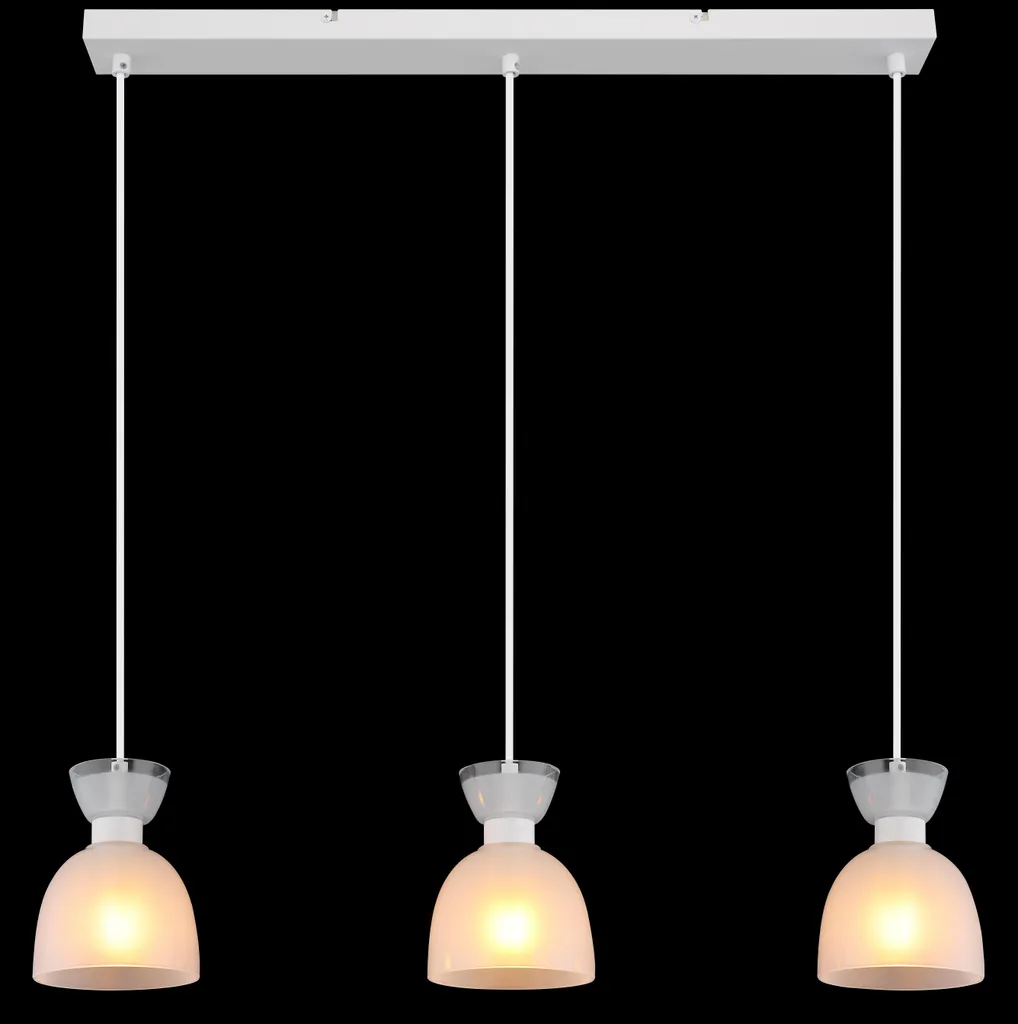 Suspension réglable blanche 56 cm - Solution plafonds bas et hauts