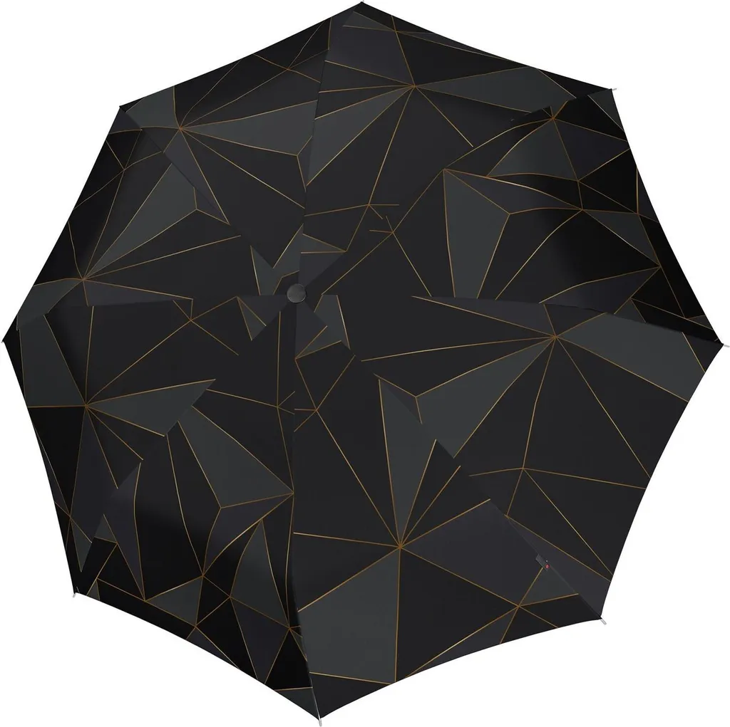 Knirps T.205 Duomatic Perfection Ecorepel Nero - Ombrello Antivento