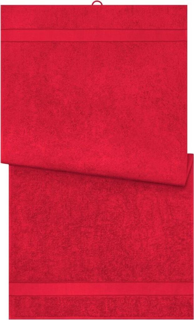 Bath Towel Badetuch im modischen Design red, Gr. one size