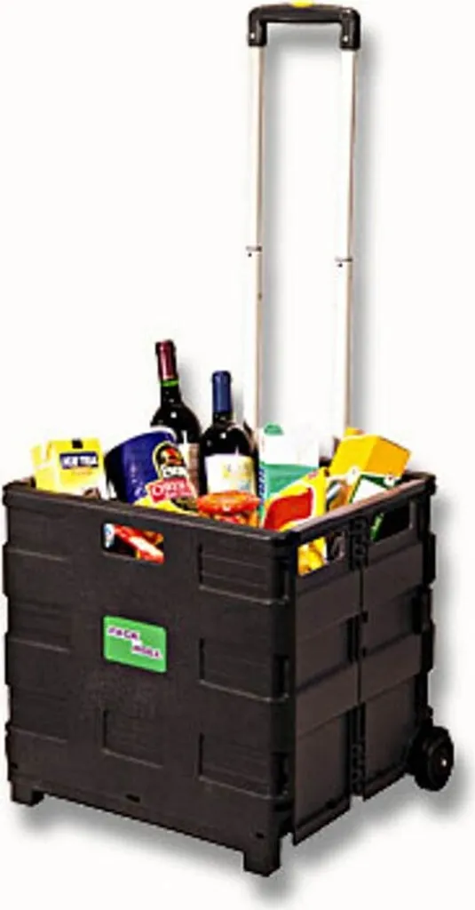 relaxdays Einkaufstrolley klappbar bis 35kg