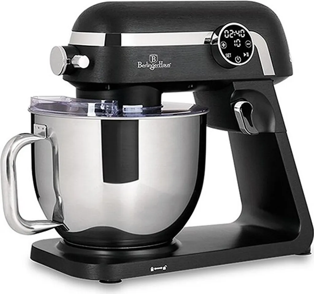 Pétrir sans effort avec le robot pâtissier 1800W BerlingerHaus noir