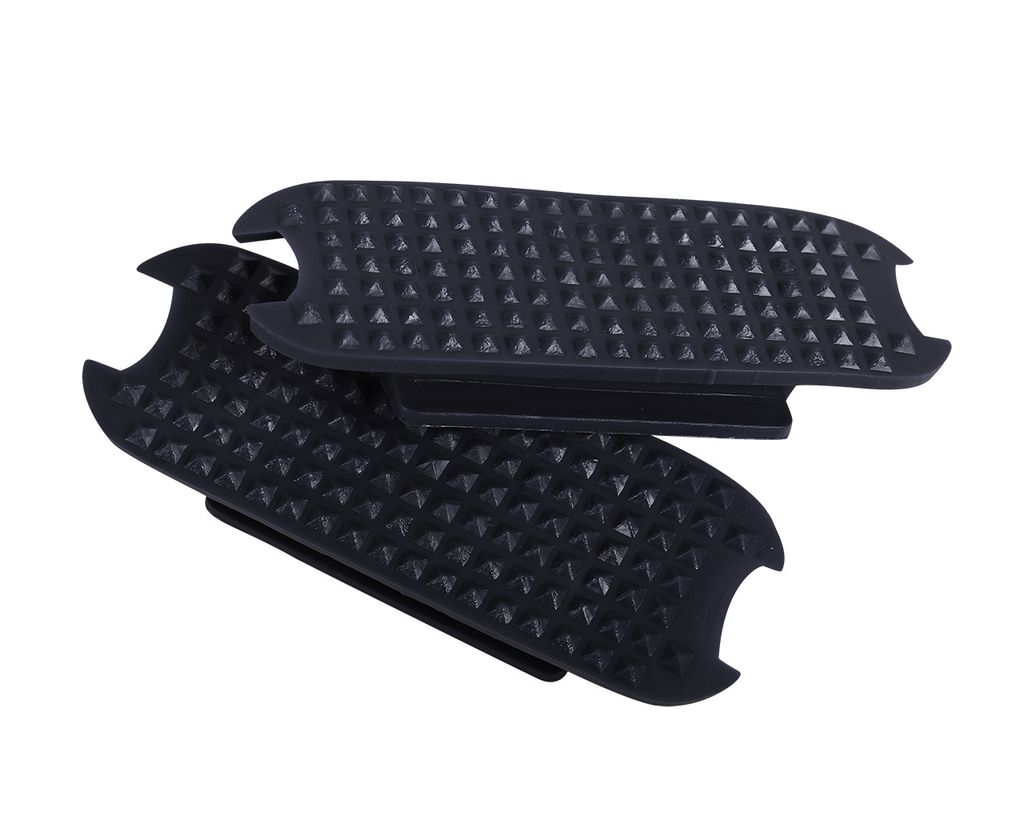 Steigbügel-Pads Color Schwarz 12cm