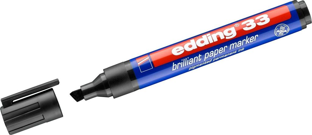 edding 4-33001 10er Brilliant-Paper-Marker Permanentmarker Image du produit 