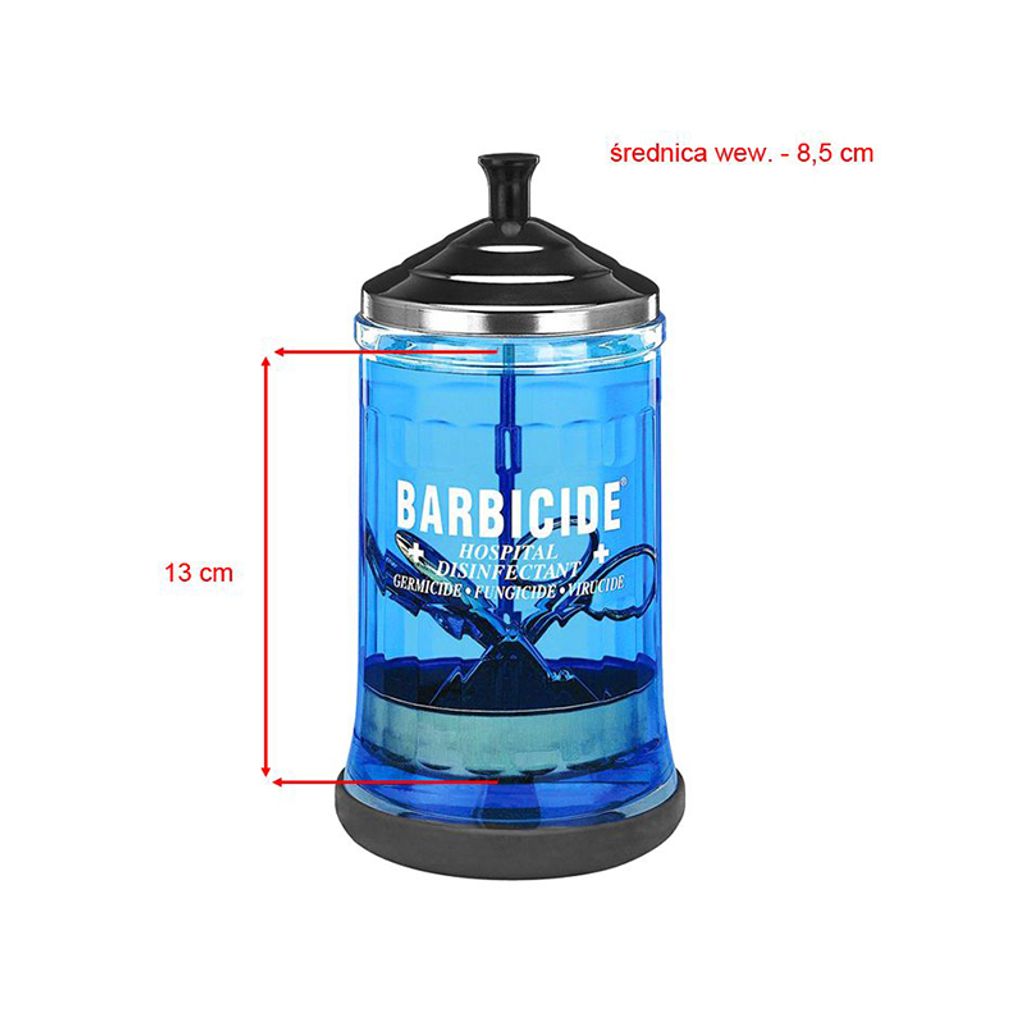 Sklenená dezinfekčná nádoba Barbicide 750 ml Obrázok produktu 