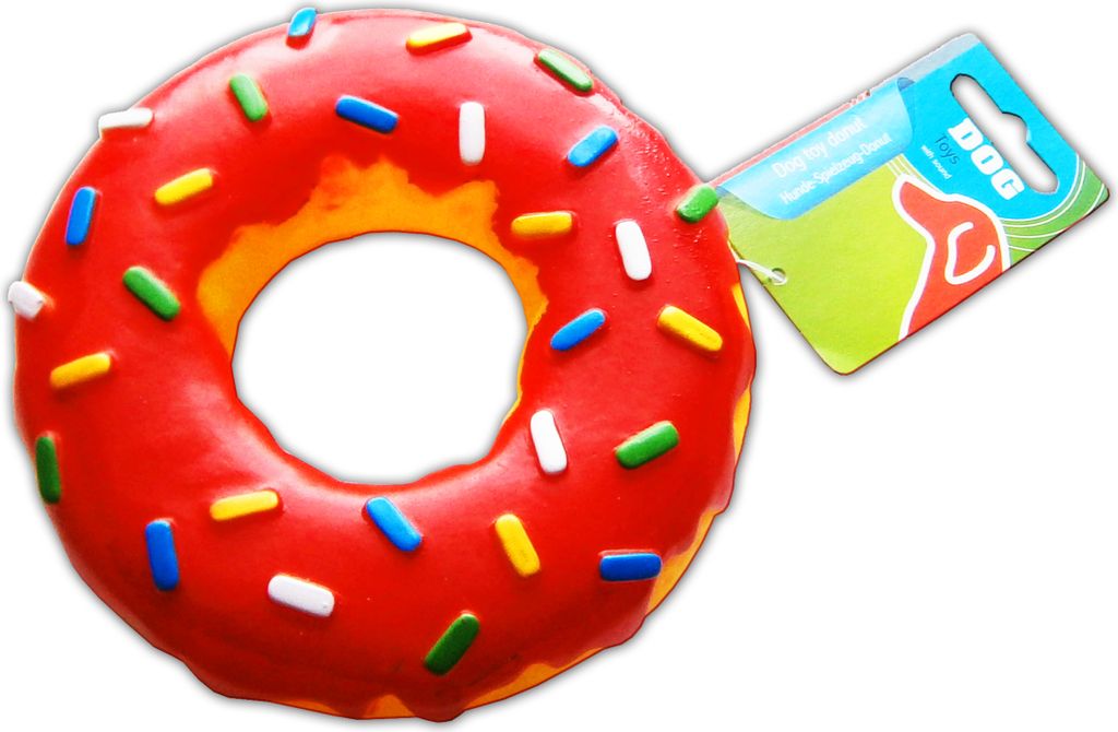 HUNDE-SPIELZEUG-DONUT Geräusch Ø15cm Hundespielzeug Produktbild 