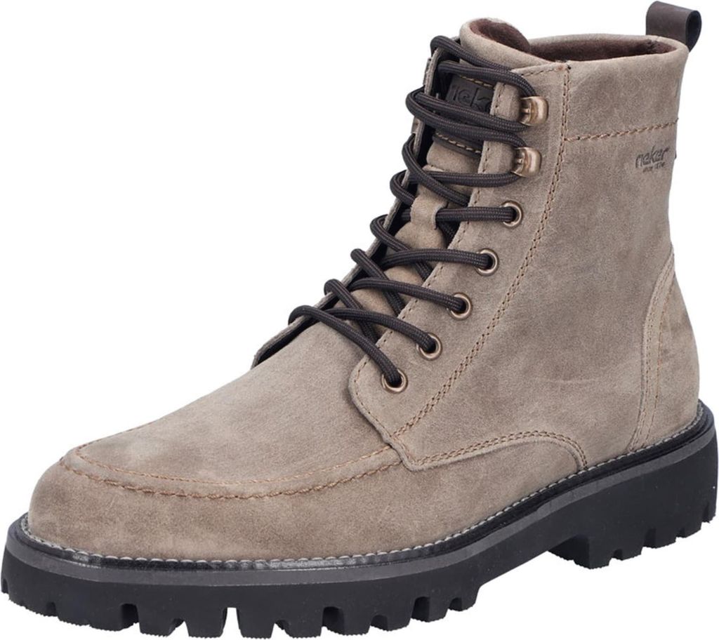 Rieker Schnürstiefeletten Herren 32303937303032 Beige 46 EU