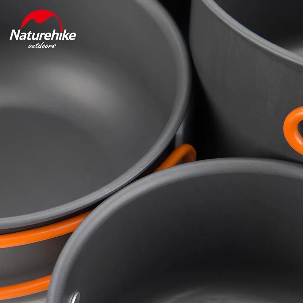 Batterie de cuisine camping aluminium - Ultra légère et compacte 8 pcs - 3