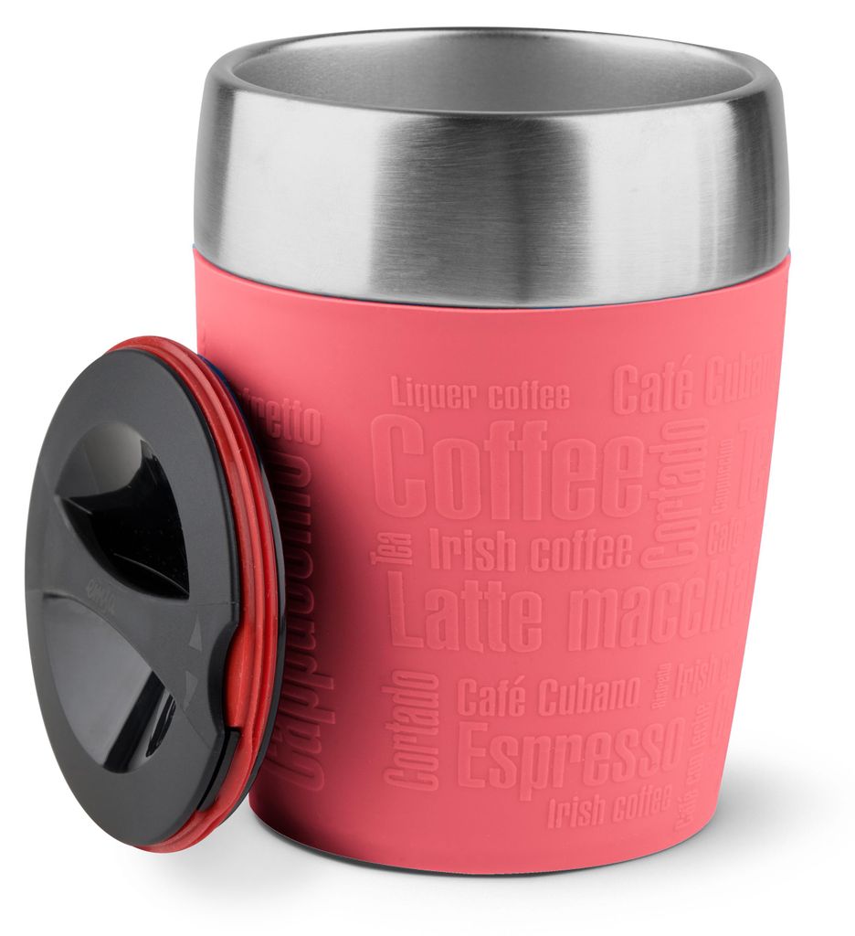 EMSA TRAVEL CUP ISOLIERBECHER 0,2 L, Pink, China, 87 mm, 94 Produktbild 