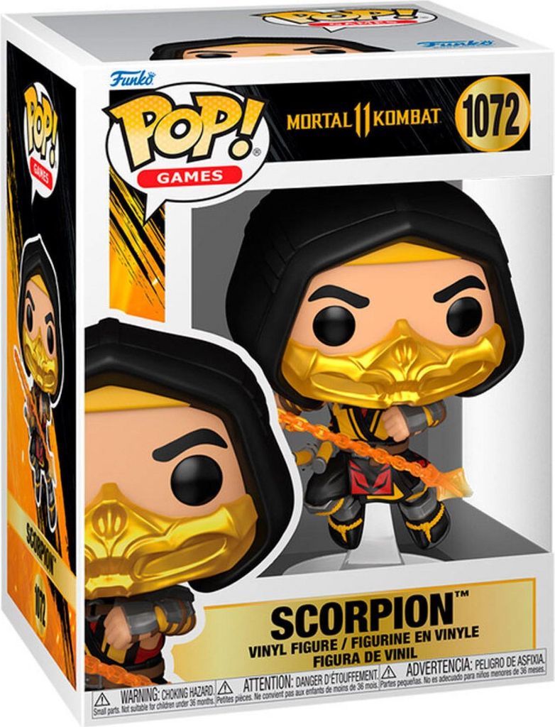 Mortal Kombat POP! Games Vinyl Figur Scorpion 9 cm