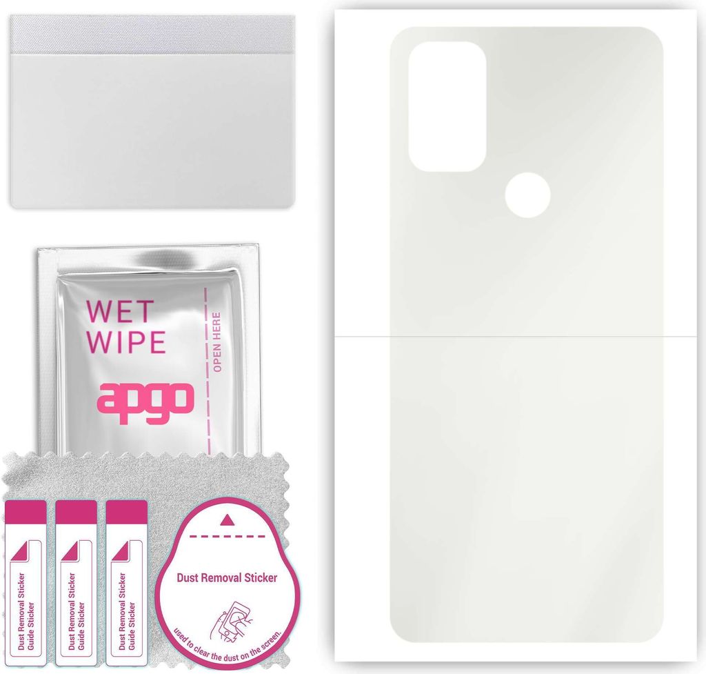 apgo Rückseite Schutzfolie, Matt, kompatibel mit Blackview A70, Hinten Hydrogel-Displayschutzfolie mit Positionierhilfe, kratzfest, einfache Montage