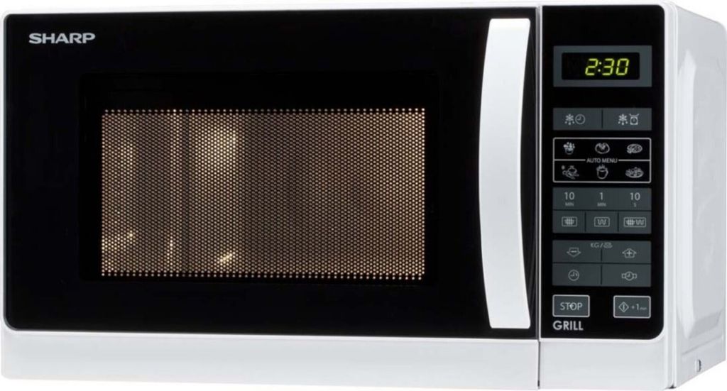 Sharp Home Appliances R-642 WW - Plan de travail - Gril Image du produit 