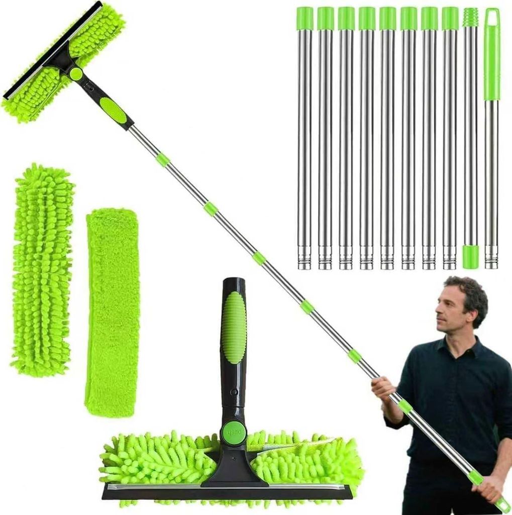 Profi Fensterwischer Reiniger, 2in1 Duschwischer mit Produktbild 