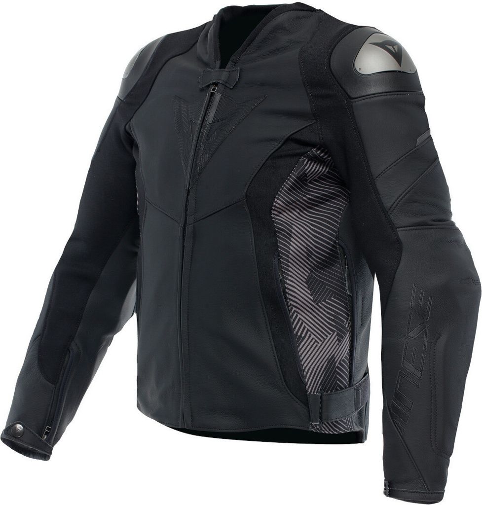 Dainese Avro 5 Motorrad Lederjacke, schwarz/grau, 48