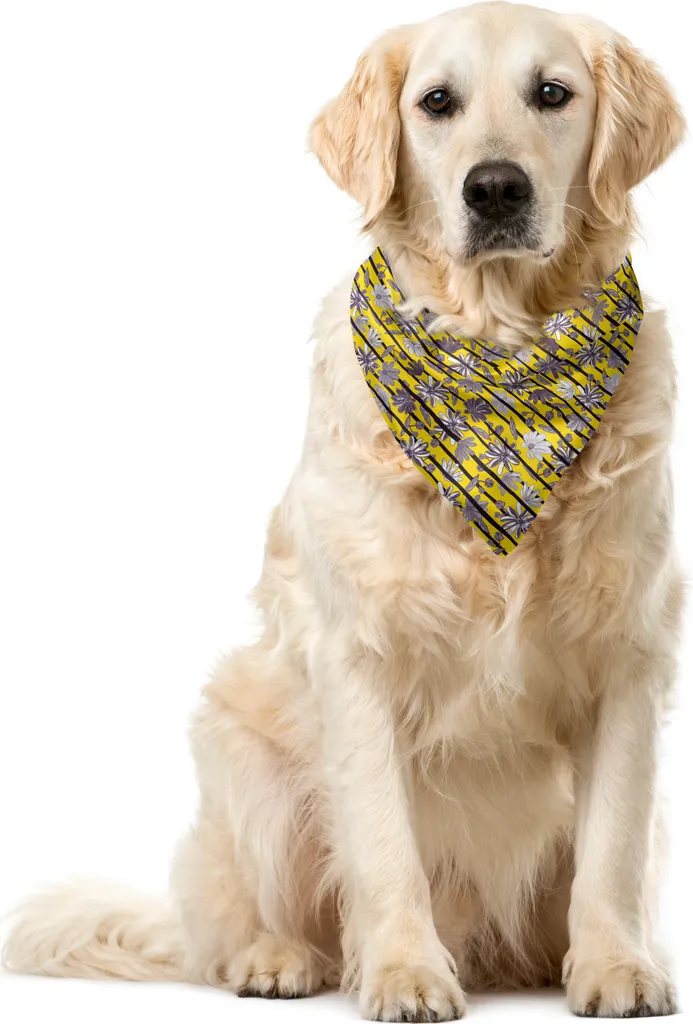 ABAKUHAUS Bandana Tropicale 55cm - Accessorio Pet Fashionista