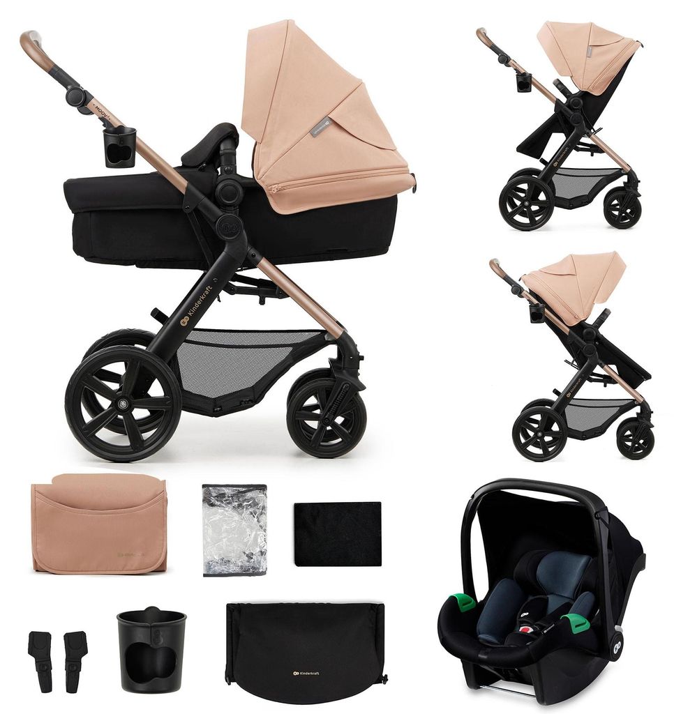 Kinderkraft MOOV 2 Trio passeggino 3 in 1 con navicella Immagine del prodotto 