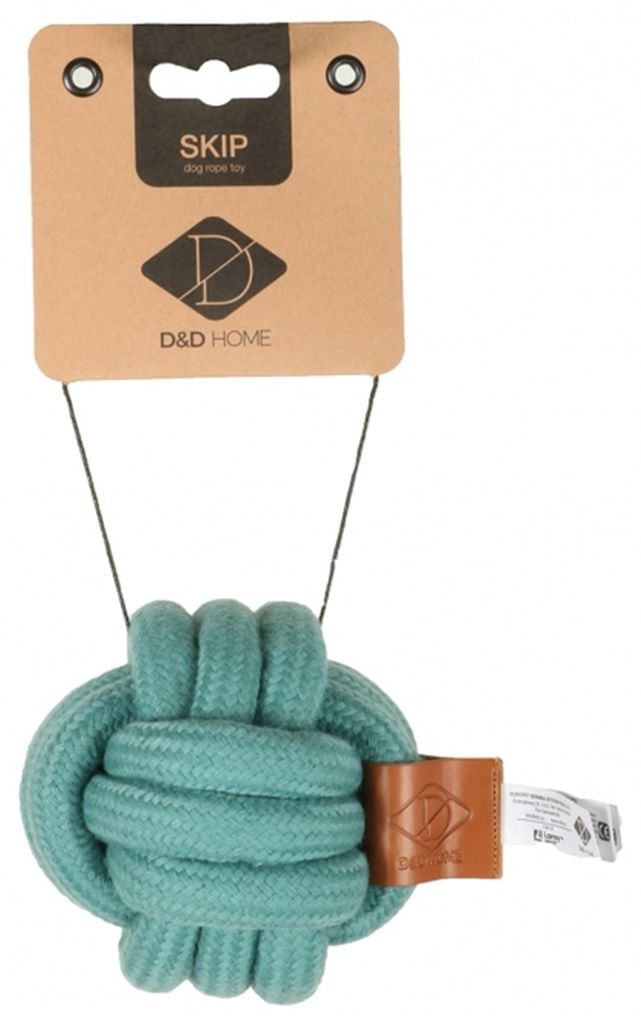 D&D Hundespielzeug Skip Ball blau, Größe: S