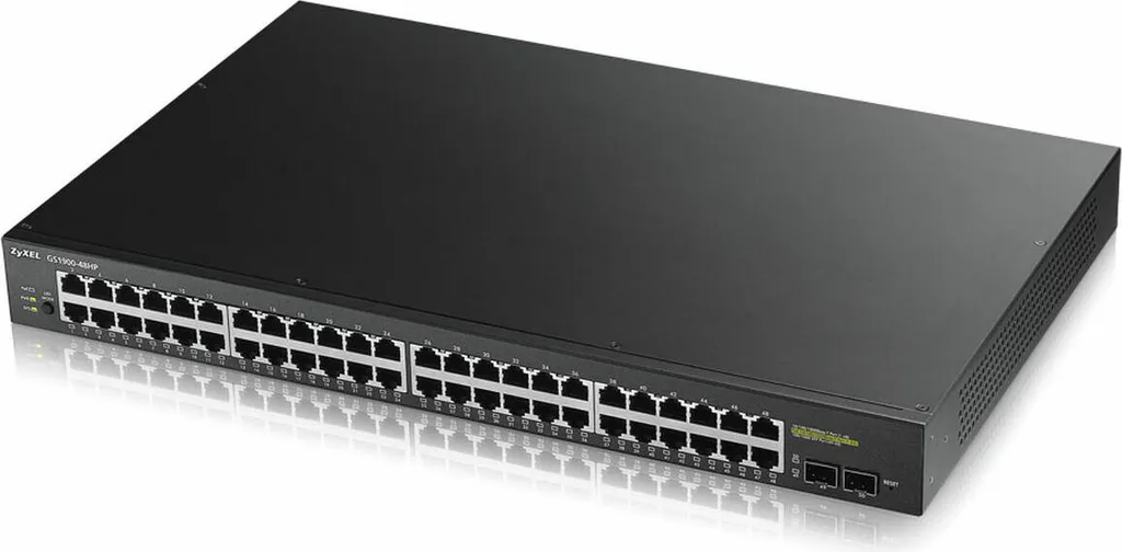 Switch Ethernet 48 ports Gigabit administrable pour baie informatique L2